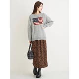 アメリカ国旗ジャガードニットトップス | Re-J&SUPURE | 詳細画像17