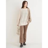 スエードポンチフレアパンツ | Re-J＆SUPURE | 詳細画像11 