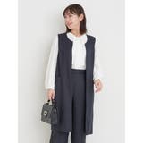 紺 | アーバンツイルロングジレ（セットアップ可） | Re-J＆SUPURE