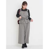 Ａ柄 | [SET]ウエストリボンビスチェ×ワイドパンツ×プチハイネックインナーセットアッ… | Re-J＆SUPURE