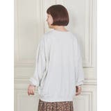 メニーフラワー刺繍裏毛トップス | Re-J&SUPURE | 詳細画像4