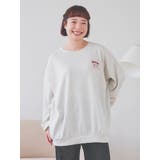 BACKクマ刺繍裏毛トップス | Re-J&SUPURE | 詳細画像2