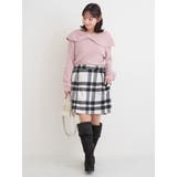 起毛チェック柄台形ミニスカート | Re-J＆SUPURE | 詳細画像6 