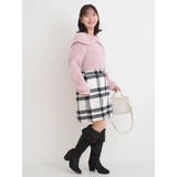 起毛チェック柄台形ミニスカート | Re-J＆SUPURE | 詳細画像8 