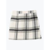 起毛チェック柄台形ミニスカート | Re-J＆SUPURE | 詳細画像22 