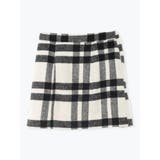 起毛チェック柄台形ミニスカート | Re-J＆SUPURE | 詳細画像23 