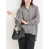 チェック柄バックレースアップスキッパーシャツ | Re-J&SUPURE | 詳細画像11