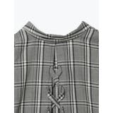 チェック柄バックレースアップスキッパーシャツ | Re-J&SUPURE | 詳細画像29