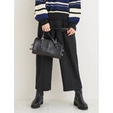 裏起毛タックツイルワイドパンツ | Re-J＆SUPURE | 詳細画像6 