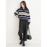 裏起毛タックツイルワイドパンツ | Re-J＆SUPURE | 詳細画像12 