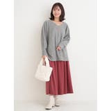 ベルト付きピーチ起毛タックワイドパンツ | Re-J&SUPURE | 詳細画像20