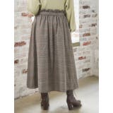 ウエストリボンフレアスカート(無地・チェック柄) | Re-J&SUPURE | 詳細画像4