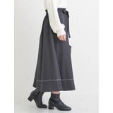 ウエストリボンフレアスカート(無地・チェック柄) | Re-J&SUPURE | 詳細画像16