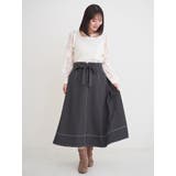 ウエストリボンフレアスカート(無地・チェック柄) | Re-J&SUPURE | 詳細画像25