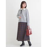 ウエストリボンフレアスカート(無地・チェック柄) | Re-J&SUPURE | 詳細画像30