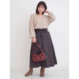 ウエストリボンフレアスカート(無地・チェック柄) | Re-J&SUPURE | 詳細画像33