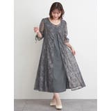 フラワー刺繍袖リボンドレス | Re-J＆SUPURE | 詳細画像5 