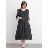 フラワー刺繍袖リボンドレス | Re-J＆SUPURE | 詳細画像10 