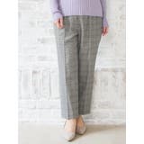 ラクケア チェック柄起毛テーパードパンツ | Re-J＆SUPURE | 詳細画像1 