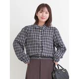 【WEB限定】チェック柄シャーリングブラウス | Re-J&SUPURE | 詳細画像16
