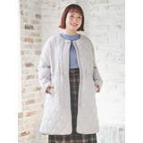 ひょうたんステッチキルトロングコート | Re-J＆SUPURE | 詳細画像1 