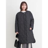 ひょうたんステッチキルトロングコート | Re-J＆SUPURE | 詳細画像14 