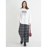 ロゴ刺繍×プリントロングTシャツ | Re-J＆SUPURE | 詳細画像12 