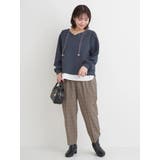 シャツレイヤード風抜き襟プルオーバー | Re-J&SUPURE | 詳細画像16