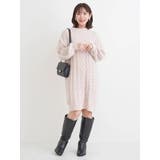 モールラメ装飾ニットワンピース | Re-J＆SUPURE | 詳細画像17 