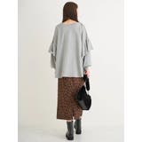 袖フリルロゴプリント裏毛トップス | Re-J&SUPURE | 詳細画像11