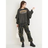 袖フリルロゴプリント裏毛トップス | Re-J&SUPURE | 詳細画像17