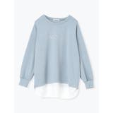 シルキーダンボールシャツレイヤード風プルオーバー | Re-J＆SUPURE | 詳細画像25 