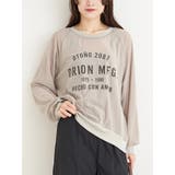 ニットジョーゼットゆるロゴプルオーバー | Re-J&SUPURE | 詳細画像3