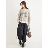 ニットジョーゼットゆるロゴプルオーバー | Re-J&SUPURE | 詳細画像7