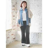 デニム切替ニットカーディガン | Re-J＆SUPURE | 詳細画像10 