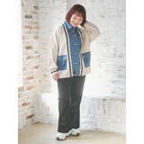 デニム切替ニットカーディガン | Re-J＆SUPURE | 詳細画像13 