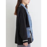 デニム切替ニットカーディガン | Re-J＆SUPURE | 詳細画像18 