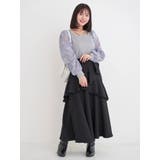 スクエアネック袖花柄シアープルオーバー | Re-J&SUPURE | 詳細画像7