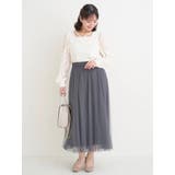 スクエアネック袖花柄シアープルオーバー | Re-J&SUPURE | 詳細画像21