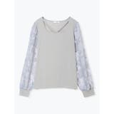 スクエアネック袖花柄シアープルオーバー | Re-J&SUPURE | 詳細画像34