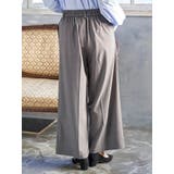 【ストレッチツイル】ワイドパンツ(セットアップ可) | Re-J＆SUPURE | 詳細画像4 