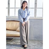 【ストレッチツイル】ワイドパンツ(セットアップ可) | Re-J＆SUPURE | 詳細画像6 