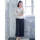 【ストレッチツイル】ワイドパンツ(セットアップ可) | Re-J＆SUPURE | 詳細画像18 