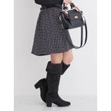 パールベルト付きボックスプリーツミニスカート | Re-J＆SUPURE | 詳細画像3 