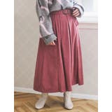 ベルト付きコーデュロイスカート | Re-J＆SUPURE | 詳細画像1 