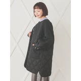 異素材切り替えキルティングコート | Re-J&SUPURE | 詳細画像3