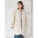 異素材切り替えキルティングコート | Re-J&SUPURE | 詳細画像14