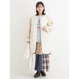 異素材切り替えキルティングコート | Re-J&SUPURE | 詳細画像30