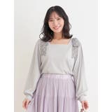 チェック柄ショルダーリボントップス | Re-J&SUPURE | 詳細画像7