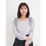 チェック柄ショルダーリボントップス | Re-J&SUPURE | 詳細画像19